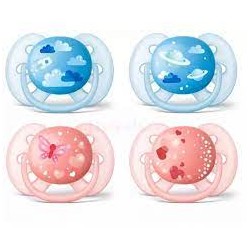 AVENT ULTRA SOFT 2 SUCETTES ORTHODONTIQUE 6-18MOIS