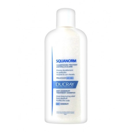 DUCRAY SQUANORM SHAMPOOING TRAITANT ANTI-PELLICULAIRE PELLICULES SECHES 200ML