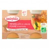BABYBIO POT MIRABELLE POMME 2 X 130 G