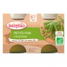BABYBIO POT PETIT POIS 2 X 130 G