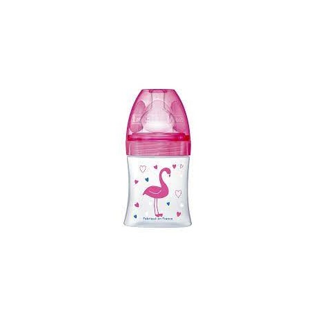 DODIE BIB INI+ 150ML ROSE POUPÉE  0-6 M TET RONDE 3 VIT D1