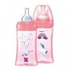 DODIE BIB INI+ 270ML ROSE LICORNE 0-6 M TET RONDE 3 VIT D2