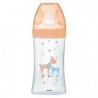 DODIE BIB SENS+ VERRE 270ML BEIGE BICHE 0-6 M TÉT PLATE D2