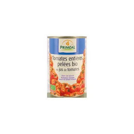 PRIMEAL TOMATES PELEES ENTIERES 400 G