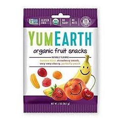YUM EARTH PAQUET DE 50 G FRUITS SNACK SG
