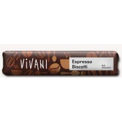 VIVANI BARRE DE CHOCOLAT ESPRESSO BISCUITS 40 G
