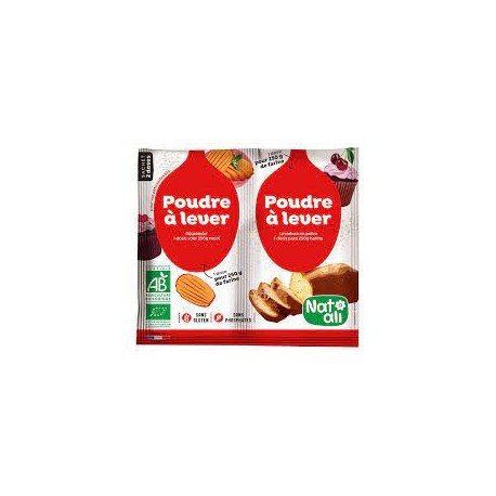 NATALI POUDRE A LEVER SS GLUTEN SS PHOSPHATE 2 X 7 G