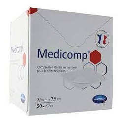 HARTMANN Medicomp Comp nntissé stériles 7,5*7,5cm 20U