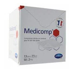 HARTMANN Medicomp Comp nntissé non stériles 7,5*7,5cm 100U