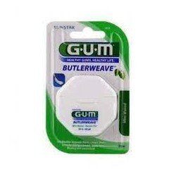 GUM Fil Dentaire ButlerWeave  Ciré  (filaments en ruban / larges espaces)
