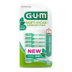 GUM Soft-Pick ConfortFlex /40    mentholé