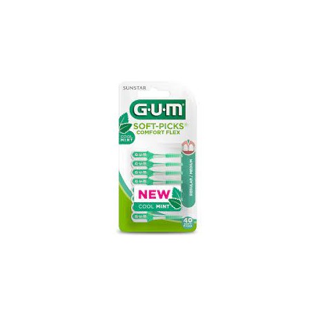 GUM Soft-Pick ConfortFlex /40    mentholé