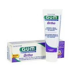 GUM Dentifrice  Spécial Ortho.   75ml (Renforce l'email/protège les gencives)