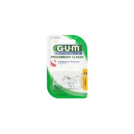 GUM Recharge Brossettes Extra-Fines  par 8 unités (1,3mm)