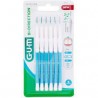 GUM Manche par 6 unités avec Brossestte  Mega Micro-Fine (0,6mm)