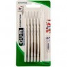 GUM Manche par 6 unités avec Brossestte  Ultra Micro-Fine (0,7mm)