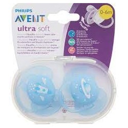 AVENT SUCETTE ORTHO 0-6M BOY ELEP/PENG