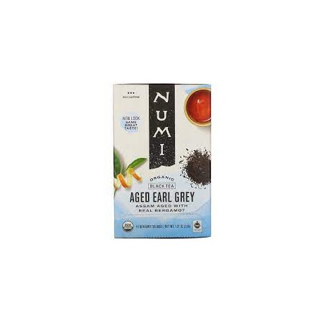 Numi Tea, Thé noir biologique, Earl Grey 36G
