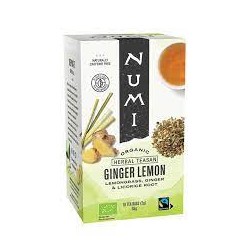 Numi Organic Tea Ginger Lemon 18 TEA BAGS 36G