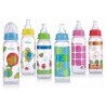 NUBY Biberon classique col standard en PP avec tétine anti-colique  240ml  +0 mois