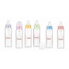 NUBY Biberon classique en verre col standard avec logo Nuby  et tétine anti-colique 240ml +3mois