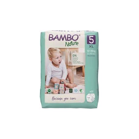 BAMBO NATURE couche bebe taille 5, 12-18KG 44