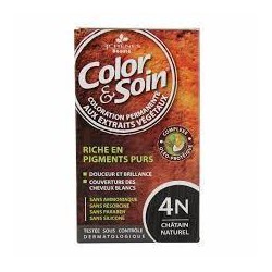 LES 3 CHENES COLOR&SOIN  CHATAIN NATUREL 4N