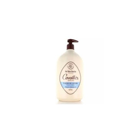 ROGE CAVAILLES  GEL SURGRAS ACTIF BAIN DOUCHE FLEUR DE COTON 1L