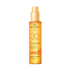 NUXE SUN TANNING OIL FOR FACE AND BODY SPF30 150ML + SUN DELICIOUS CREAM FOR FACE HIGH PROTECTION SPF30 50ML