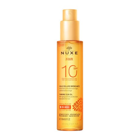 NUXE SUN HUILE BRONZANTE VISAGE ET CORPS SPF10 150ML