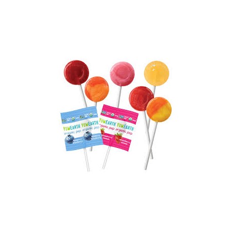 YUM EARTH SACHET DE 100 SUCETTES BIO SG