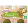 BABYBIO POT LEGUMES VERTS 2x130G