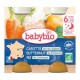 BABYBIO POT BONNE NUIT CAROTTE COURGE BUTTERNUT RIZ 200Gx2