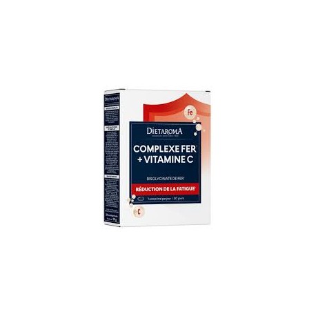 DIETAROMA COMPLEXE FER + VITAMINE C B30 COMPRIMES