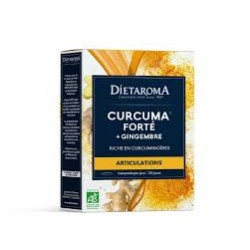 DIETAROMA CURCUMA GINGEMBRE AMPOULES BIO B20 AMPOULES
