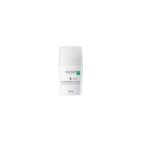 VICHY DEODORANT ANTI TRANSPIRANT 48H PEAUX SENSIBLES OU EPILEES ROLL-ON 50ML