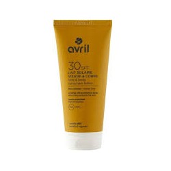 AVRIL Lait solaire SPF30 100 ml - certifié bio