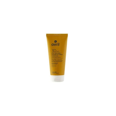 AVRIL Lait solaire SPF30 100 ml - certifié bio