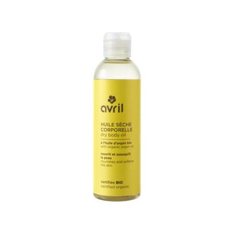 AVRIL Huile sèche corporelle 200 ml certifiée bio