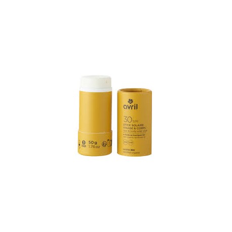 AVRIL Stick solaire SPF30 50g - certifié bio