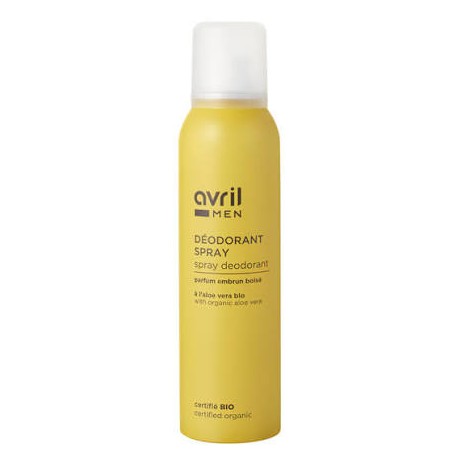 AVRIL Déodorant spray Homme 150 ml - Certifié bio